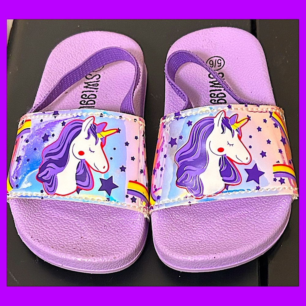 Purple Unicorn Kids Sandals